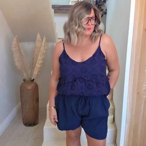 Short GAZE DE COTON