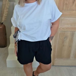 Short GAZE DE COTON